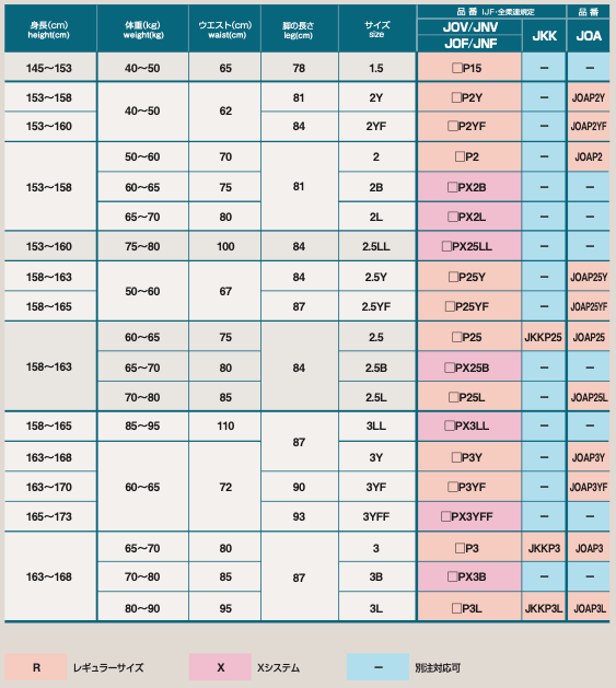 IJF 白 大将柔道衣 JOVP (ズボン)