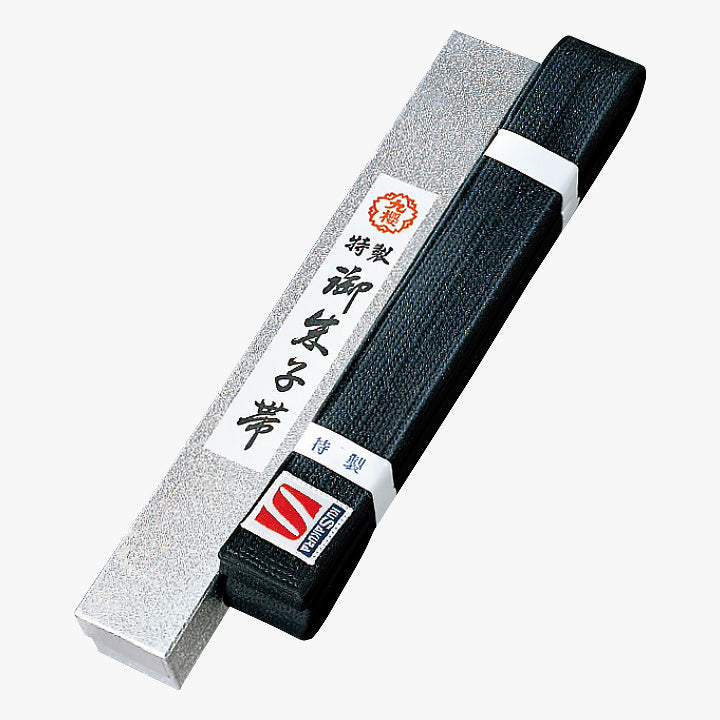 黒朱子帯(16本縫)JOG