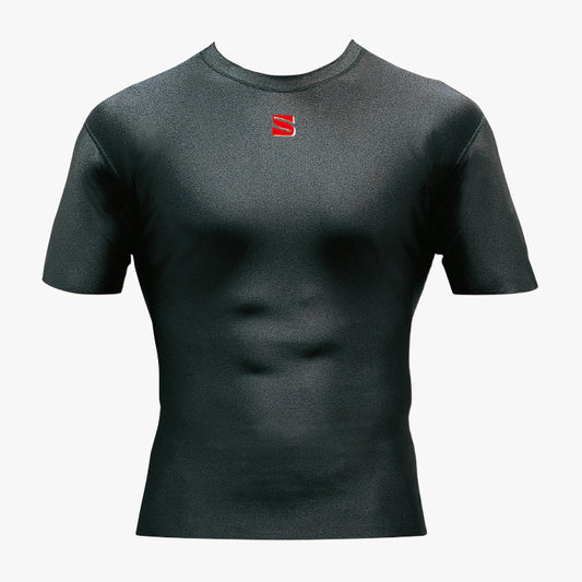 Under-warmer Black/White Short Sleeve SP30