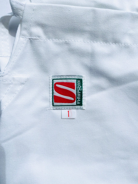 White Yamato Nishiki Judogi JSYP (pants)