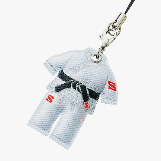 Mobile phone strap (Judo uniform) JMS/JMSN